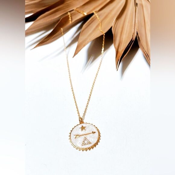 Boho pendant necklace R649 - Picture 2 of 3